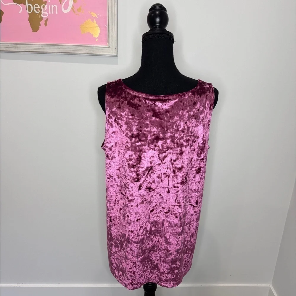 Cynthia Rowley Luxe Tee Velour Women’s Tank (S)